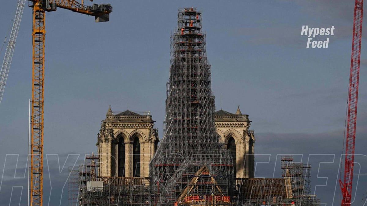 Meet the new spire of Notre Dame Cathedral!