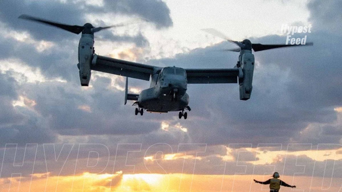 Epic V-22 Osprey flies again:  Importance of maintaining their operational readiness highlighted