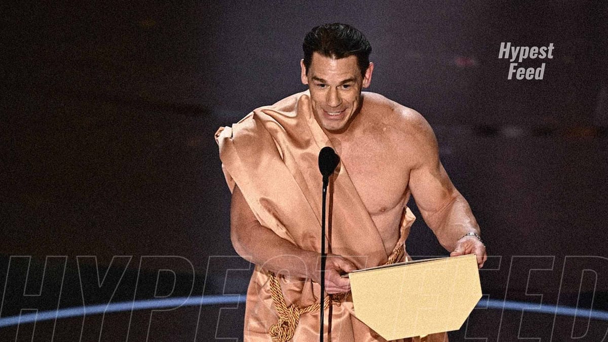 Clarification: John Cena's supposed nude stunt at the Oscars wasn't as it appeared