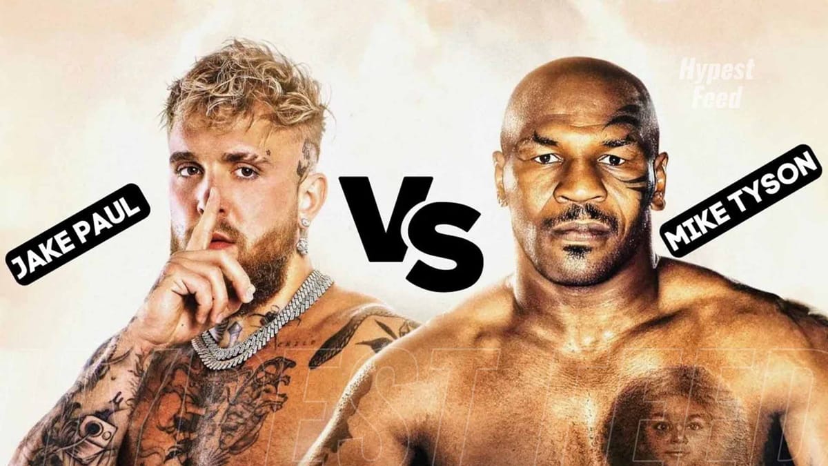 Mike Tyson confesses fear ahead of Jake Paul bout.