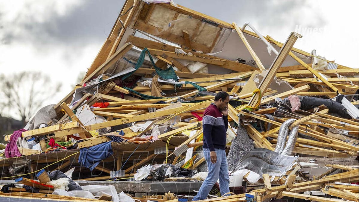 "Iowa and Nebraska battered by powerful storms, leaving thousands without power."