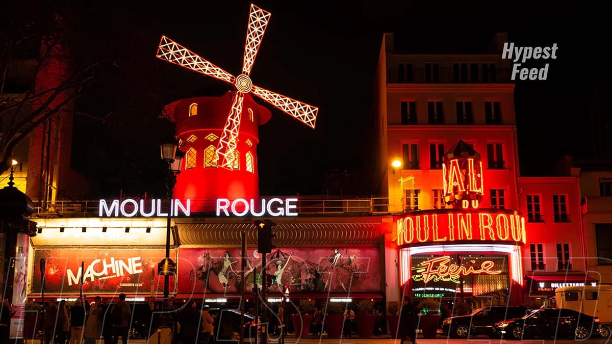 "Iconic Moulin Rouge windmill sails collapse in Paris: 'Lost its soul'"