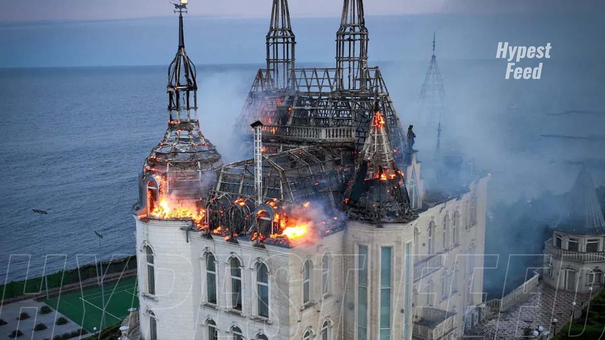 "Russian Strike Targets Ukraine's 'Harry Potter Castle'"