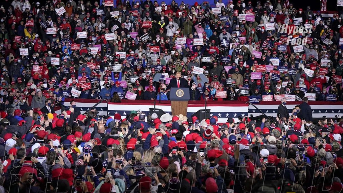 "Massive Turnout at Trump Rally Raises Concerns for Biden"