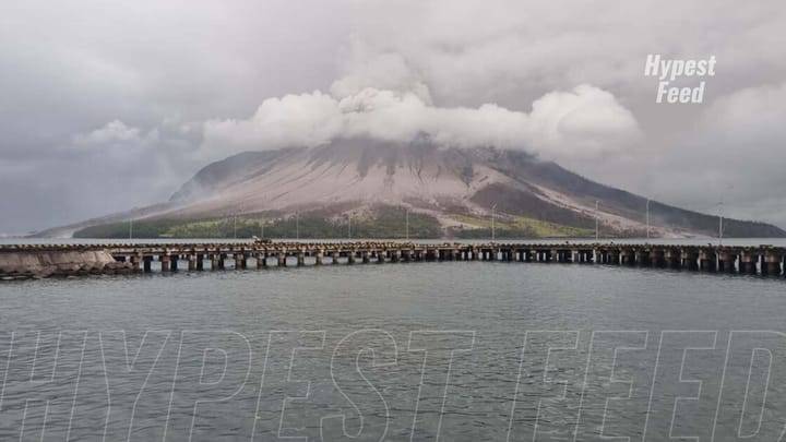 Indonesia on Alert for Tsunami Following Volcanic Eruption on Remote Island